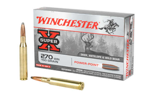 Ammunition Winchester Ammunition Super X 270Win WIN SPRX PWR PNT 270WIN 150GR 20/200